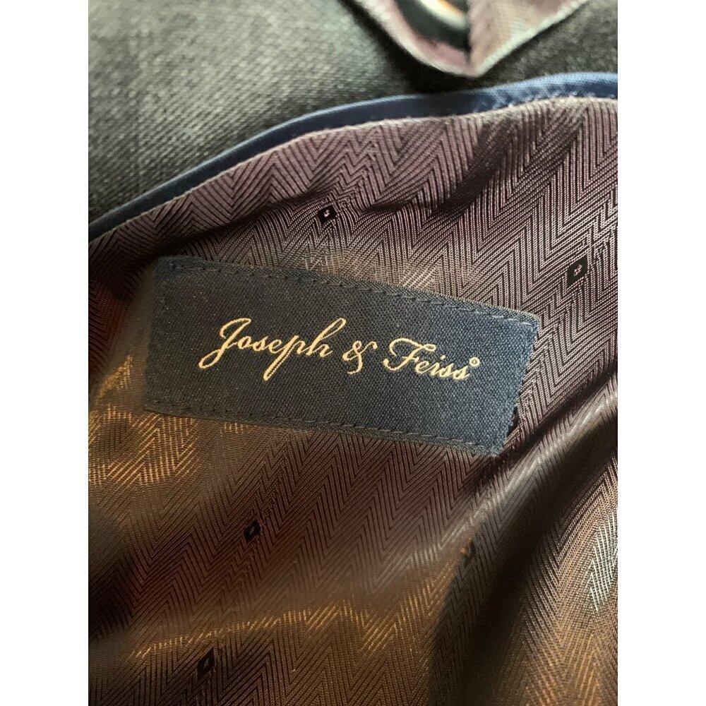 Joseph & Feiss Mens Gray Blazer Jacket 2XL - Picture 6 of 6